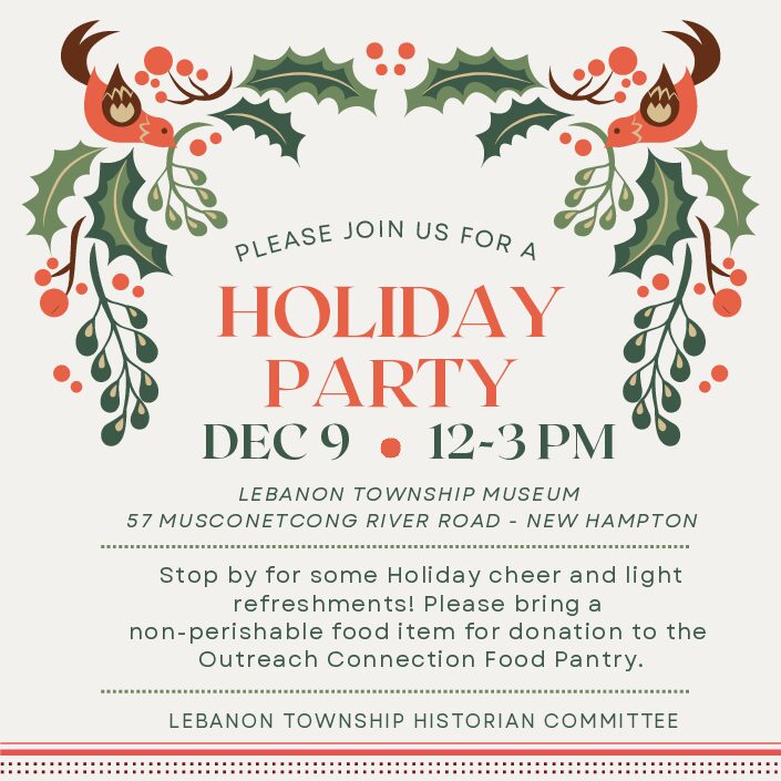 Holiday Party at the Museum - Lebanon Township